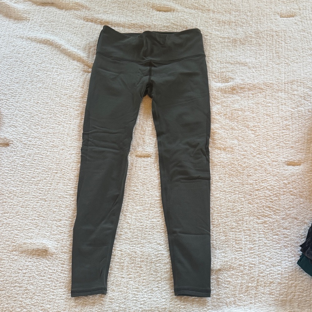 Lululemon Athletica Dark Green Leggings